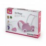 Žaislinis rožinis medinis vežimėlis lėlei | Viga 50176